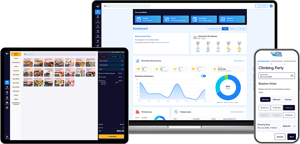 VenueSumo Platform Mockup