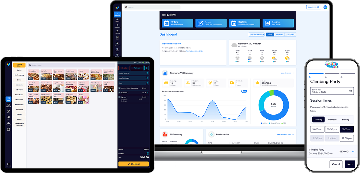 VenueSumo Platform Mockup