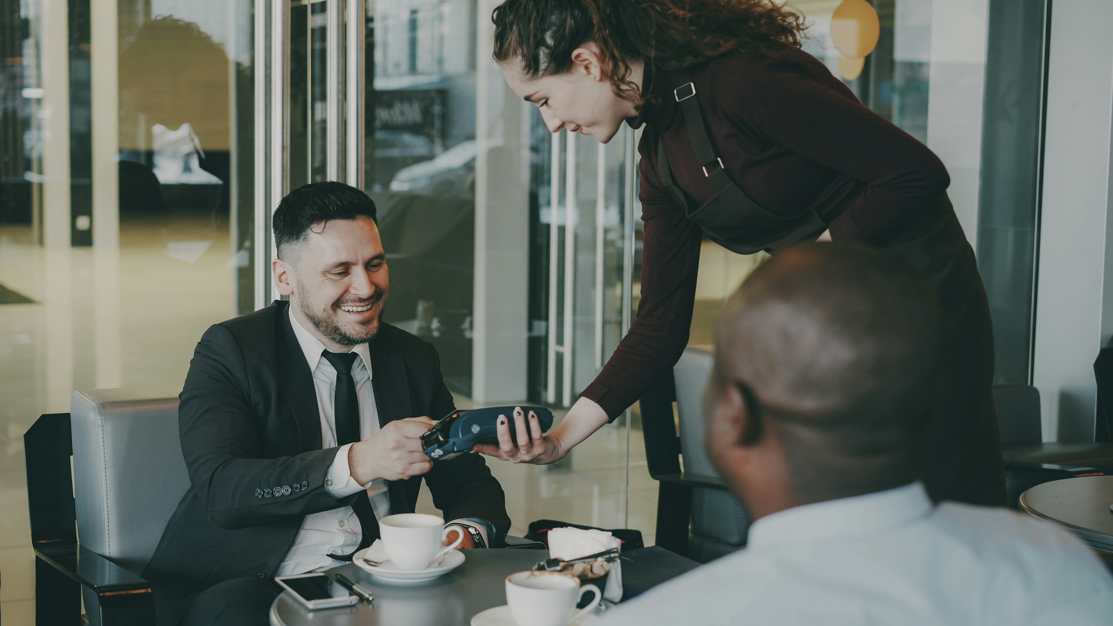 Hospitality payment at the table